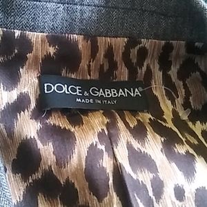 SOLD. Dolce & Gabbana Herringbone Wool Jacket